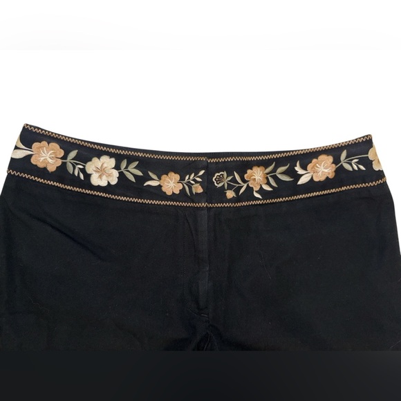 INC International Concepts Black Embroidered Slacks - Picture 8 of 14